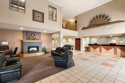 Hotel Lobby at Days Inn & Suites Thunder Bay